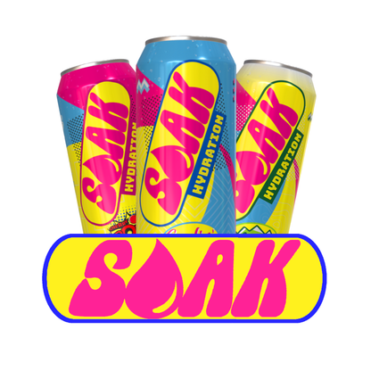 SOAK Hydration Soda - 16oz (Pack of 12)