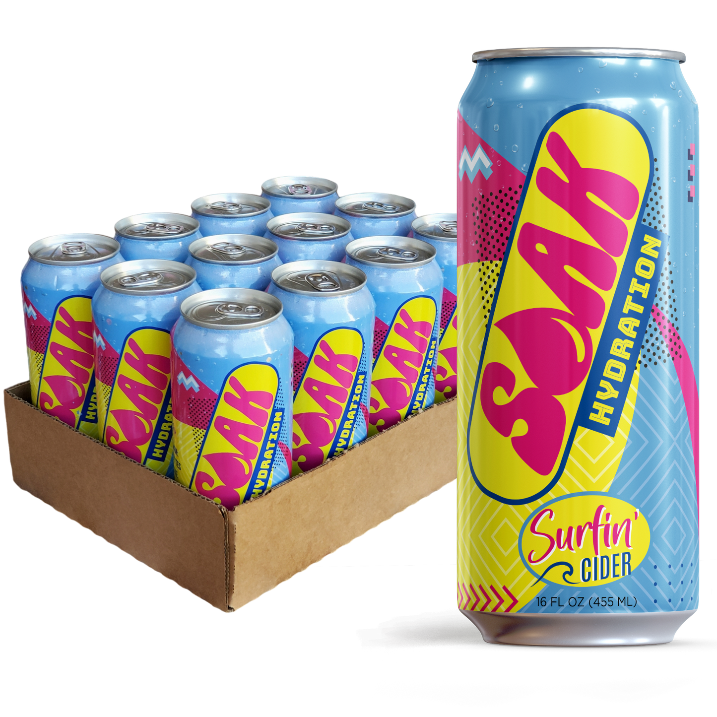 SOAK™ Hydration - Surfin' Cider (16oz pack of 12)