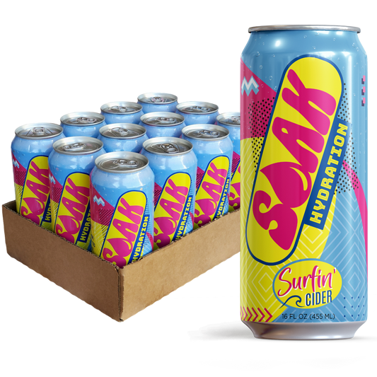 SOAK™ Hydration - Surfin' Cider (16oz pack of 12)